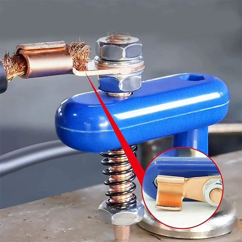 Magnetisk svejsestøtteklemme