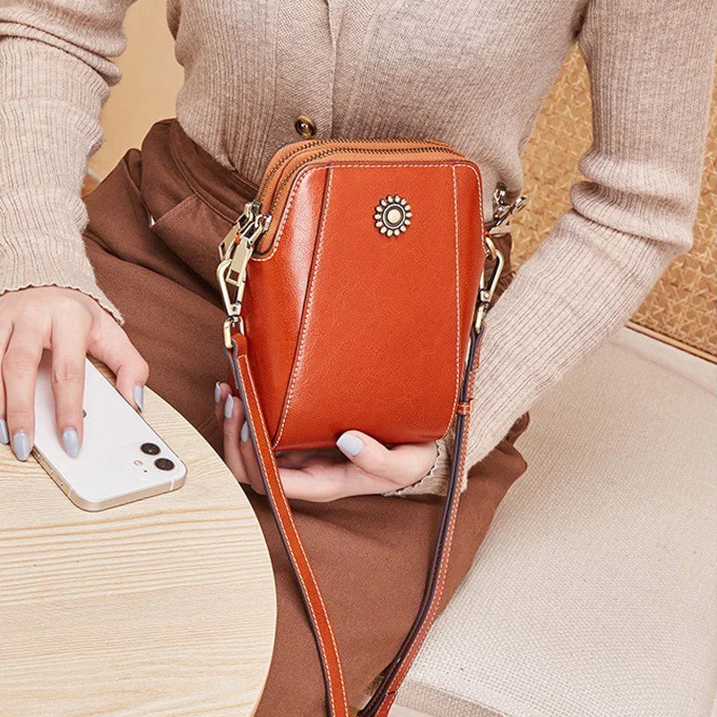 Mini Crossbody taske i blødt kunstlæder