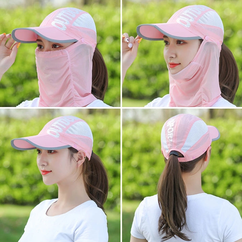 Foldbar solbeskyttelseshat