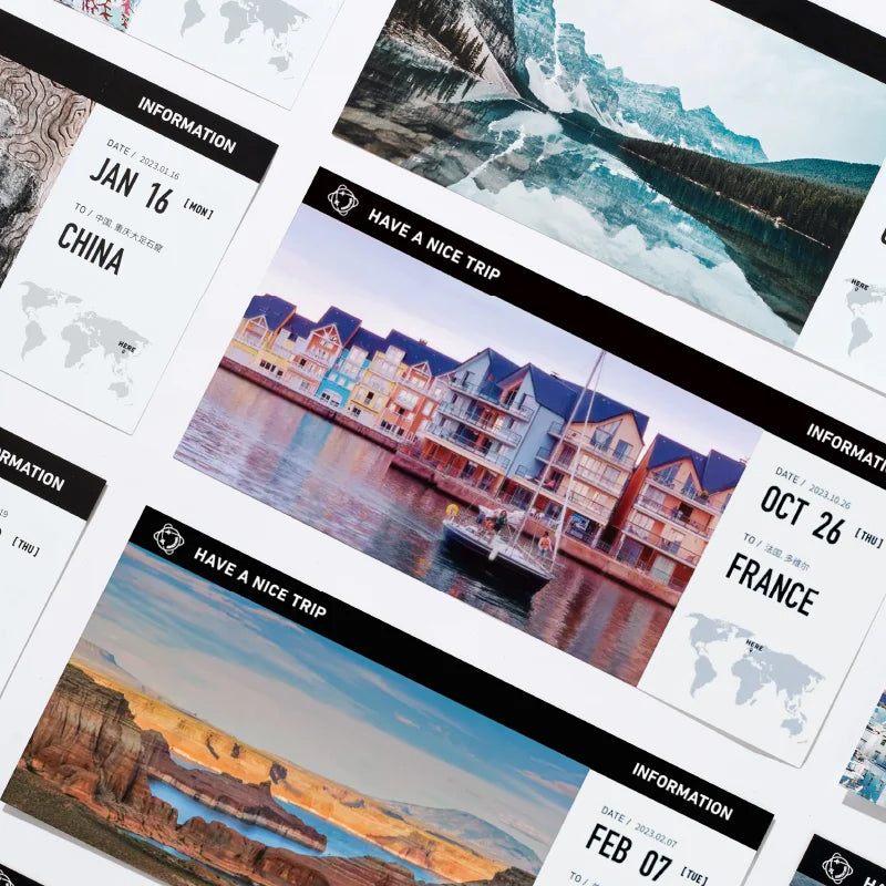 Kalender i flybillet tema