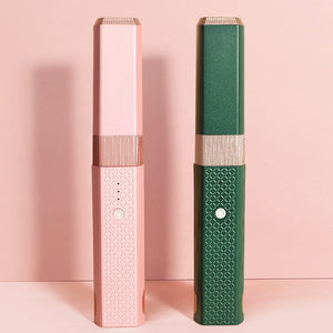 Bærbart trådløst glatte- og krøllejern med USB-opladning