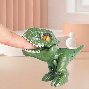 Fingerbidende Dinosaur-animeret actionfigurs legetøj