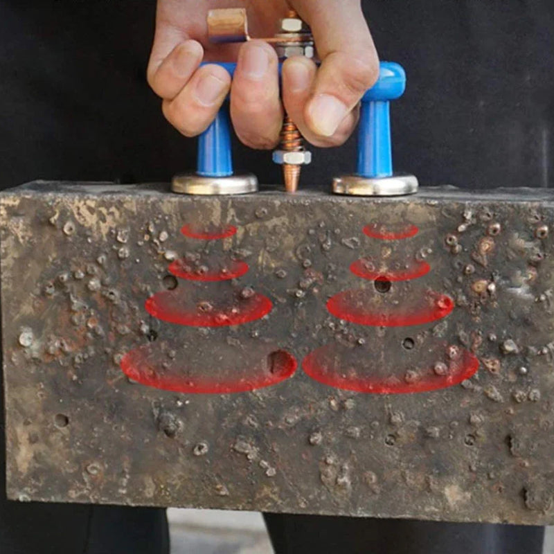 Magnetisk svejsestøtteklemme