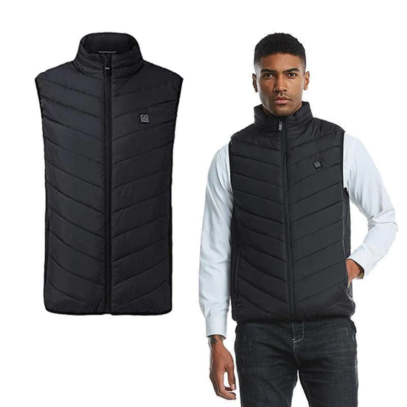 Hurtigtvarmende vest (8 varmelegemer)
