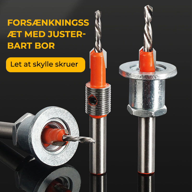 Forsænkende legeringsbor