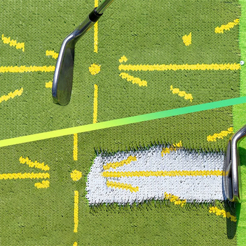 Golftræningsmåtte til svingdetektion