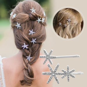 Hovedbeklædningstilbehør med Skinnende Diamantstjerner