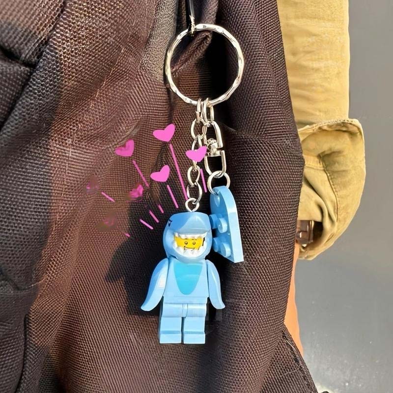 Legopar i hajkostume | Parnøglering