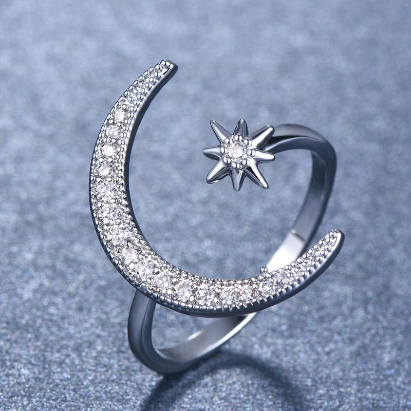 Måne & stjerne ring