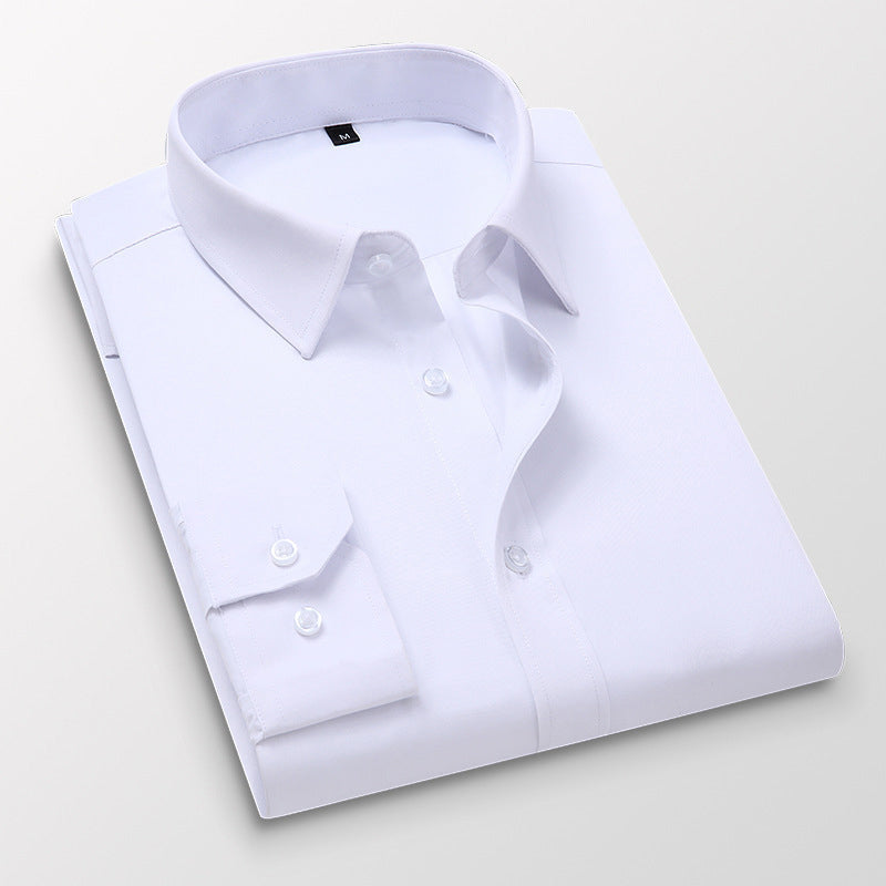 Mænd slim fit elastisk skjorte