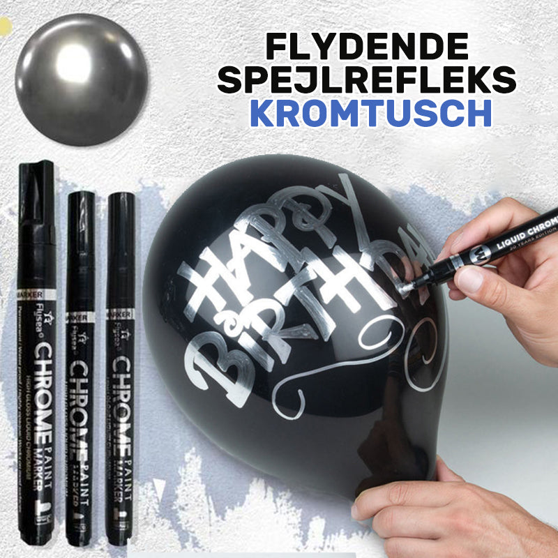 Sølvfarvet tusch