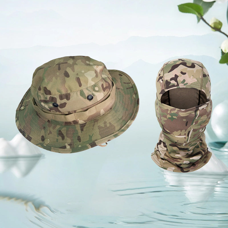 Multifunktionel camouflerende udendørshat