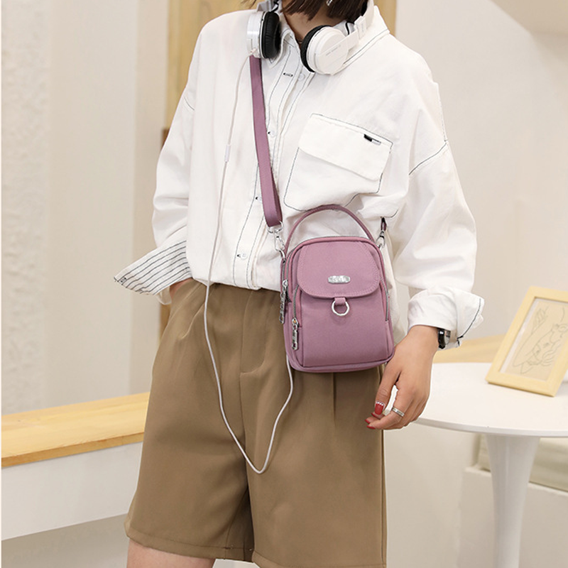 Letvægts vandtæt multi-pocket crossbody taske