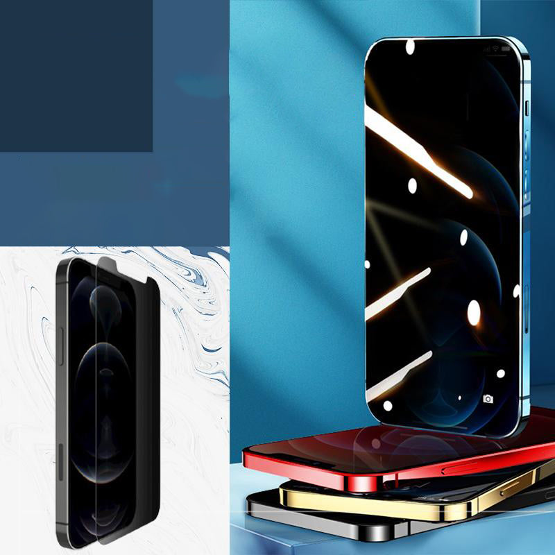 iPhone hærdet glas skærmbeskytter med privatlivsfunktion