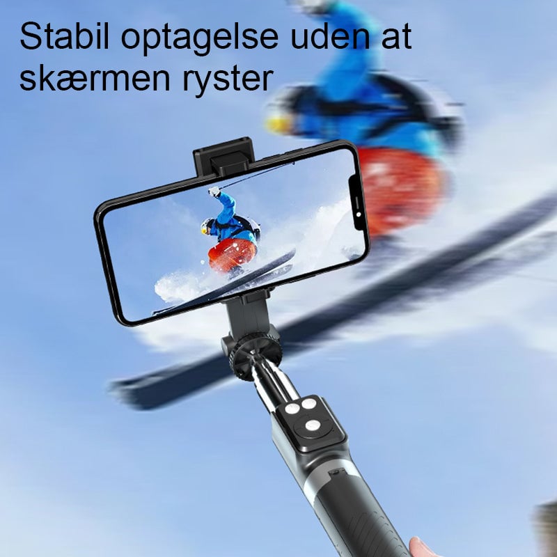 Ny 6 i 1 Selfie stick med udfyldningslys