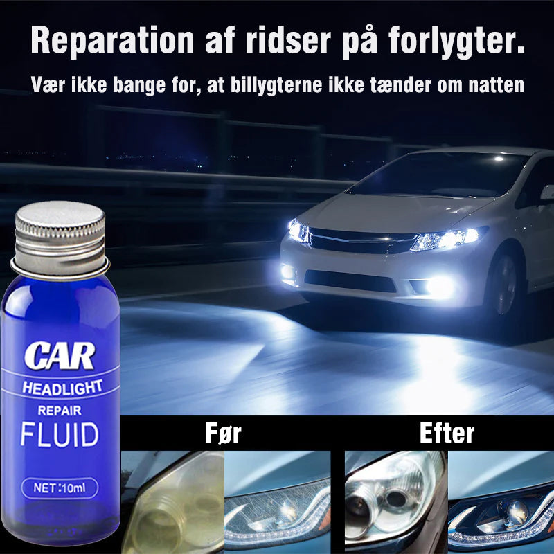 Spray til bil forlygtereparation