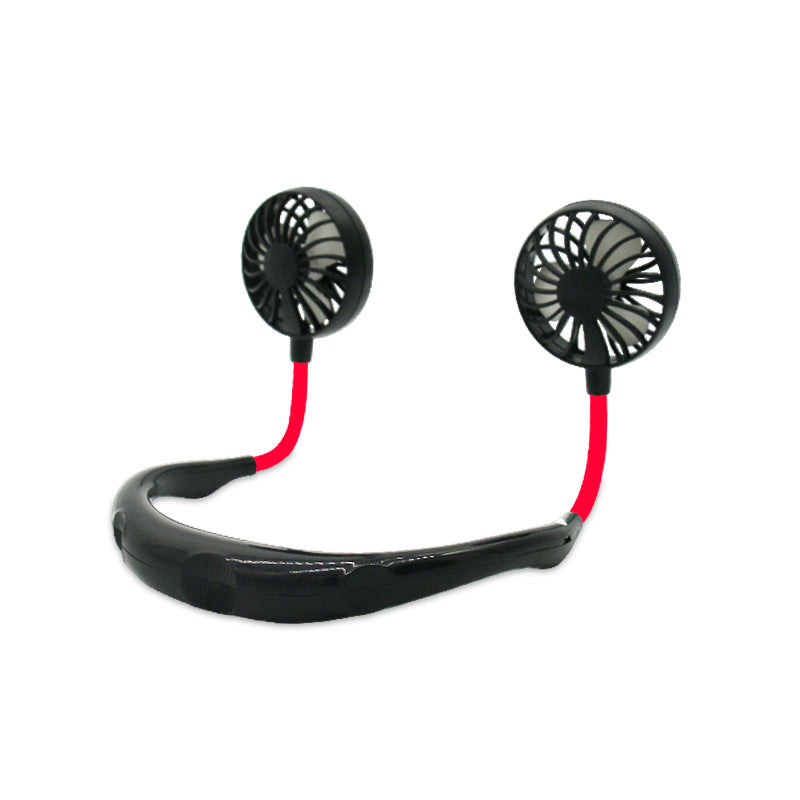 Genopladelige mini-halsventilatorer