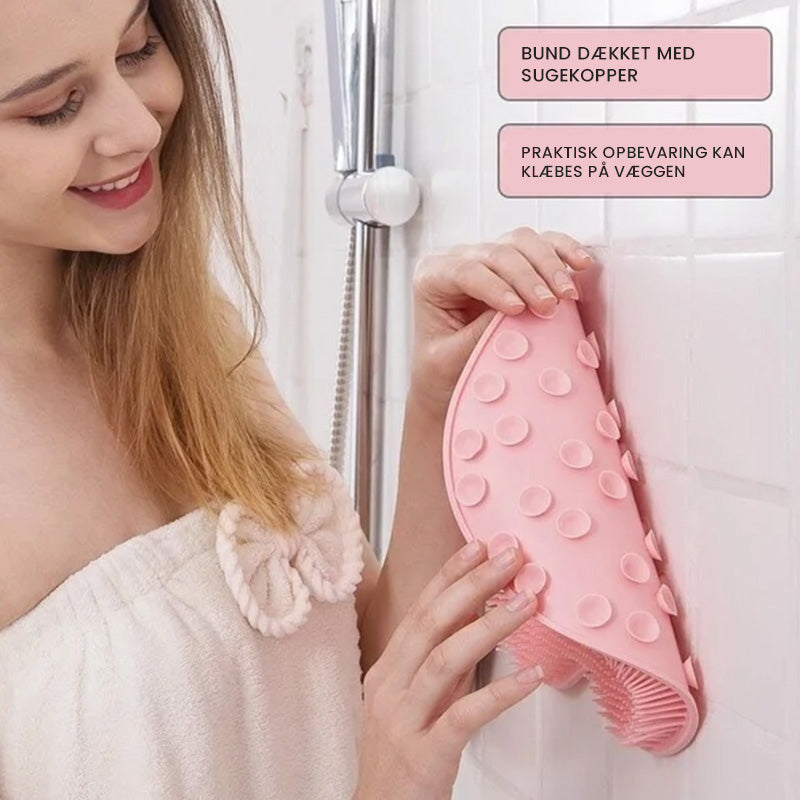 Massagemåtte, Fod- og rygskraber til brusebadet