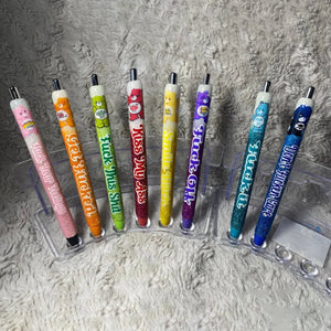 Sjove kuglepenne og shotglas med bamse