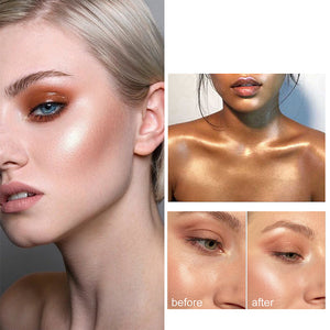 Highlighter makeup-pudderstick