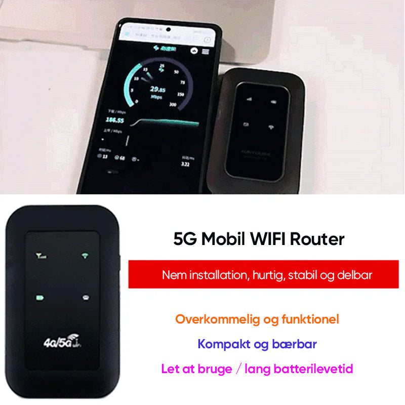Trådløst bærbart WiFi-modem