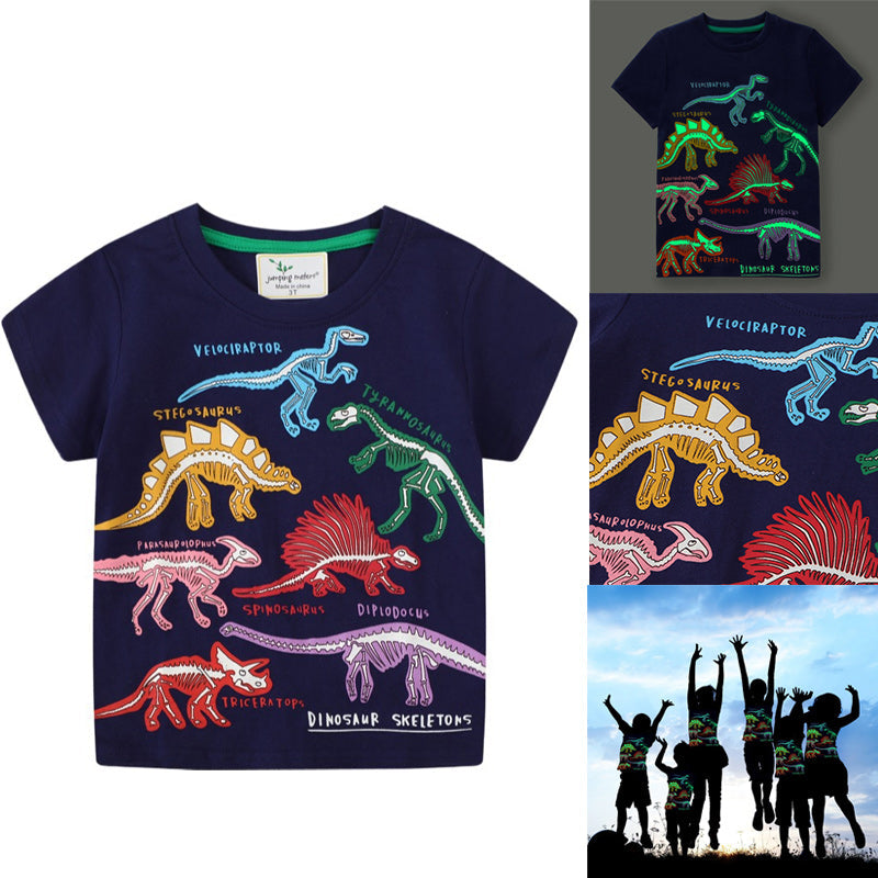 Lysende Dinosaur T-Shirt