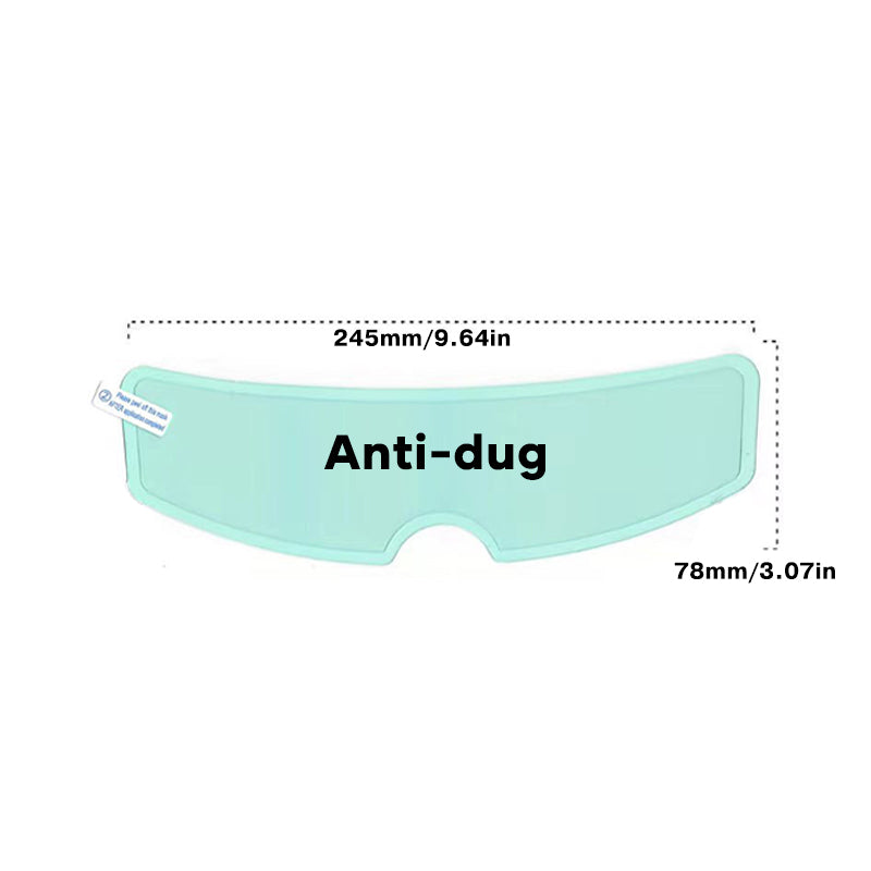 Anti-dug og regntæt visirbelægning