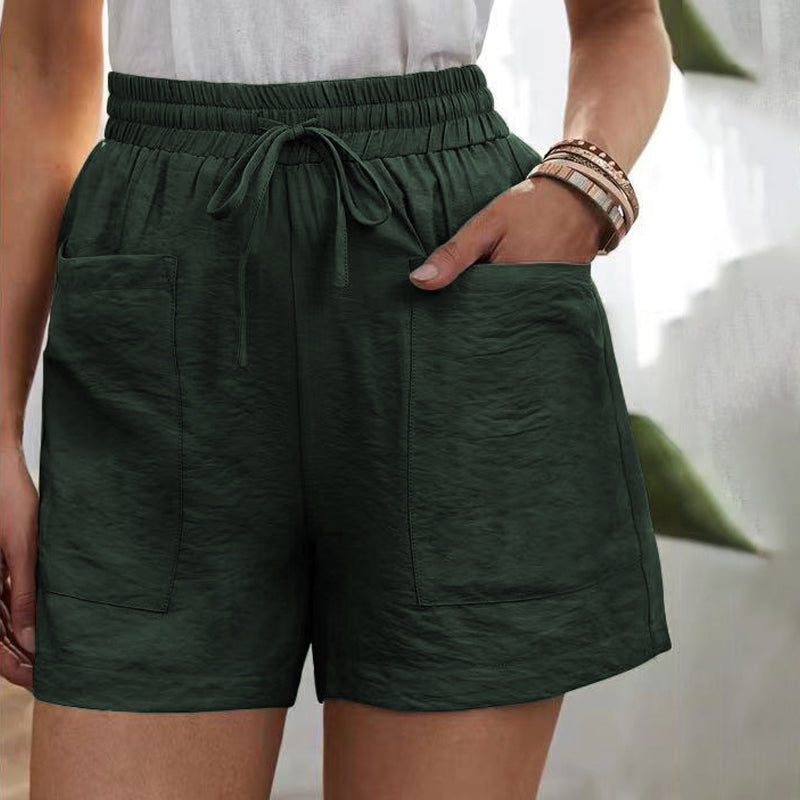 Løse afslappede shorts med to lommer