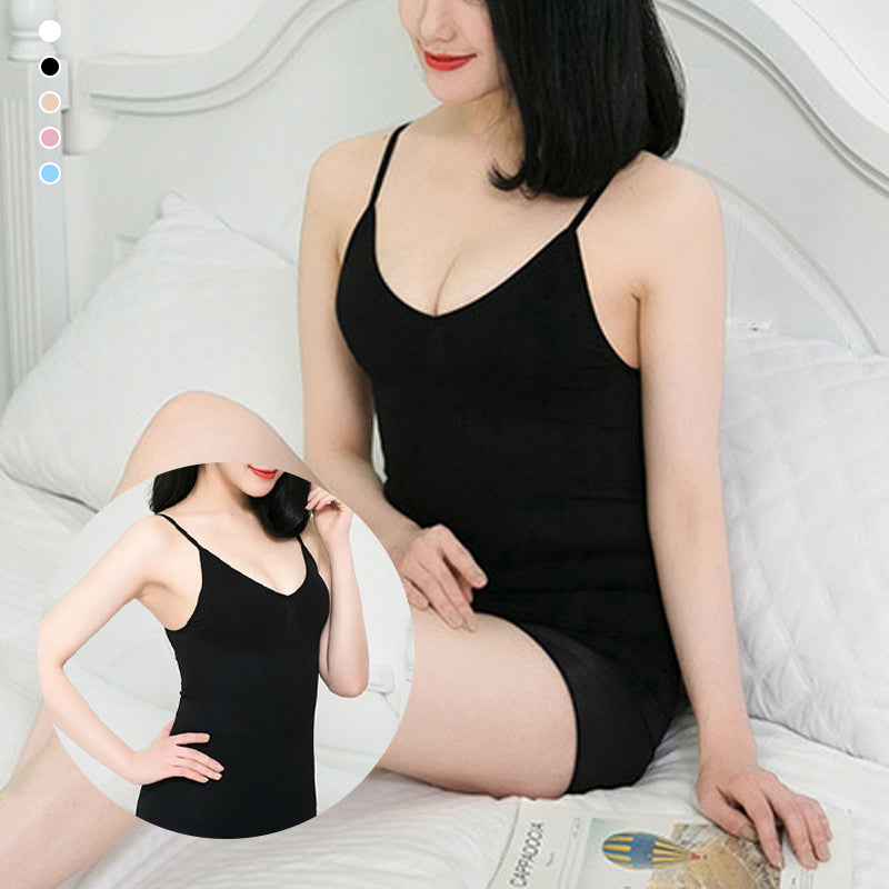 SHAPERX bodysuit på midten af låret Mavekontrol Kompression Shapewear til kvinder Sømløs fuld kropsform