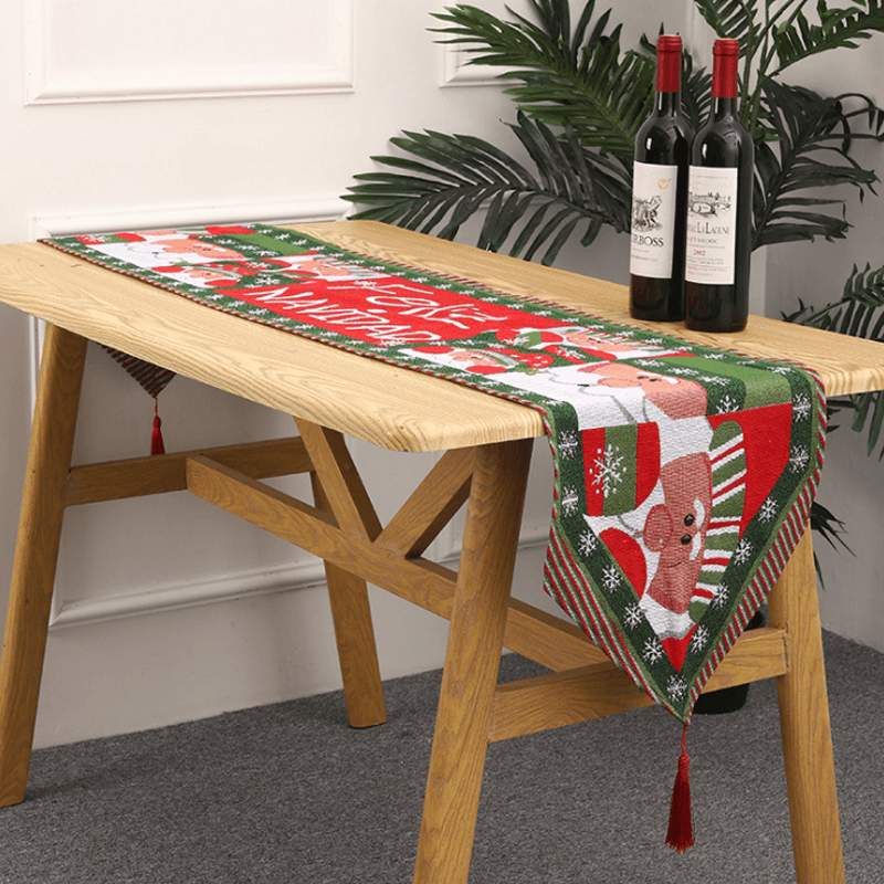 Håndlavet juledug dekoration