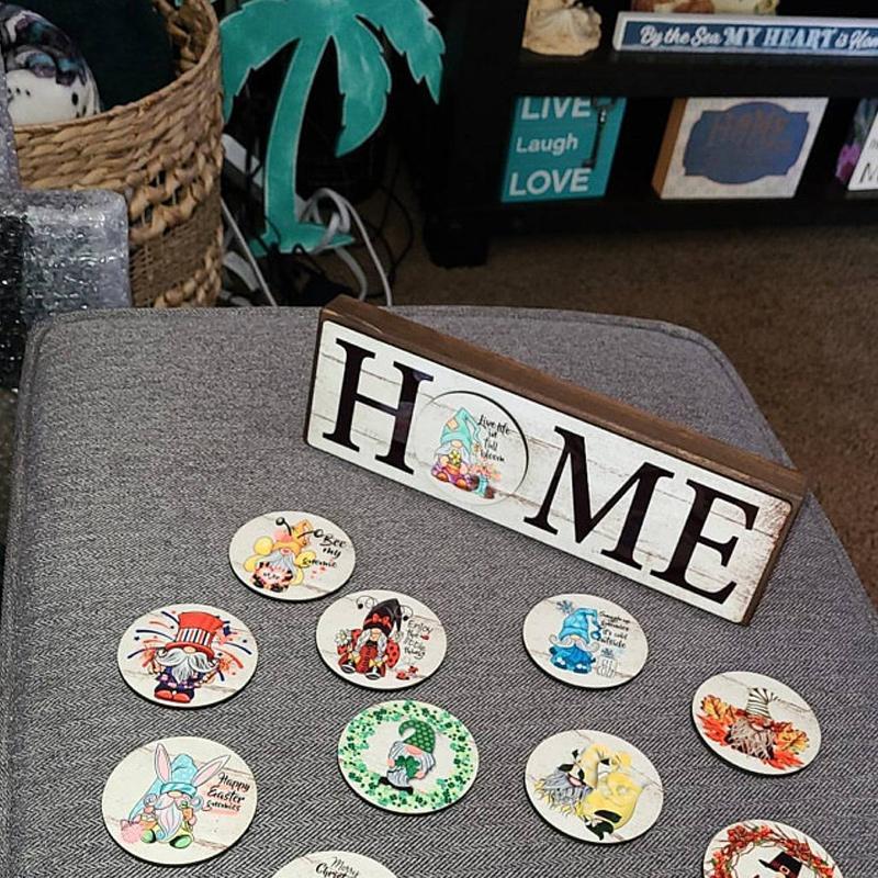 Home Sign med 12 udskiftelige dele