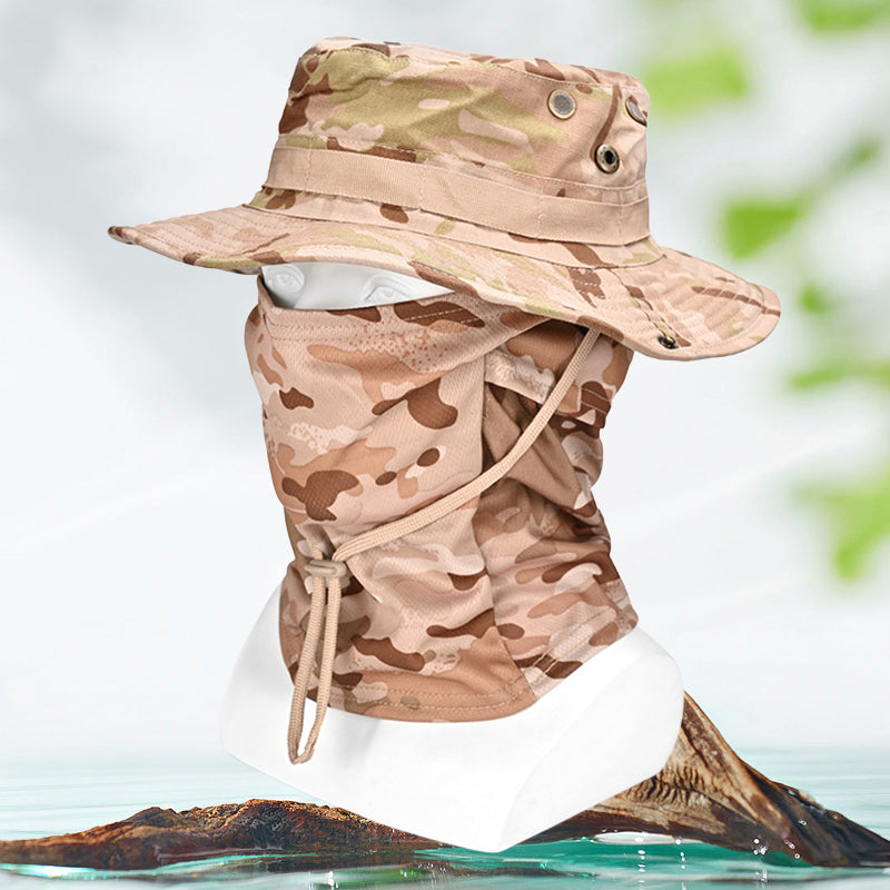 Multifunktionel camouflerende udendørshat