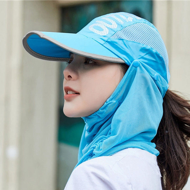 Foldbar solbeskyttelseshat