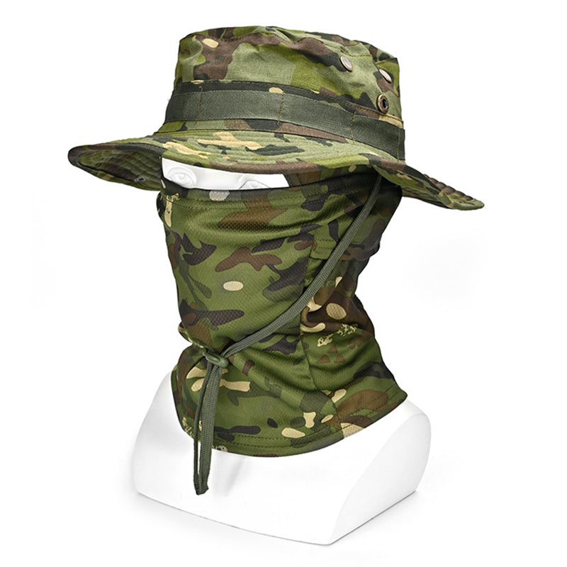 Multifunktionel camouflerende udendørshat