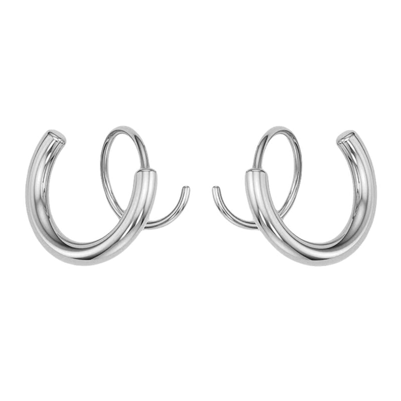 Minimalistiske Twist Wrap Krybende klatremaskine Cuff øreringe