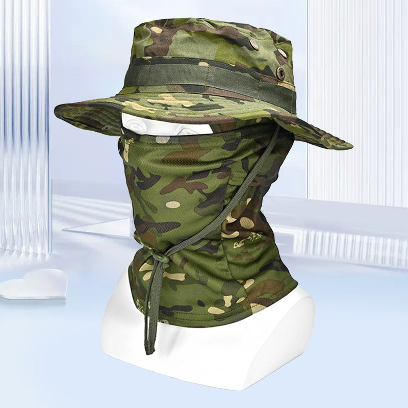 Multifunktionel camouflerende udendørshat