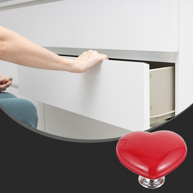 Hjerteknap til toiletskyl eller kommodehåndtag