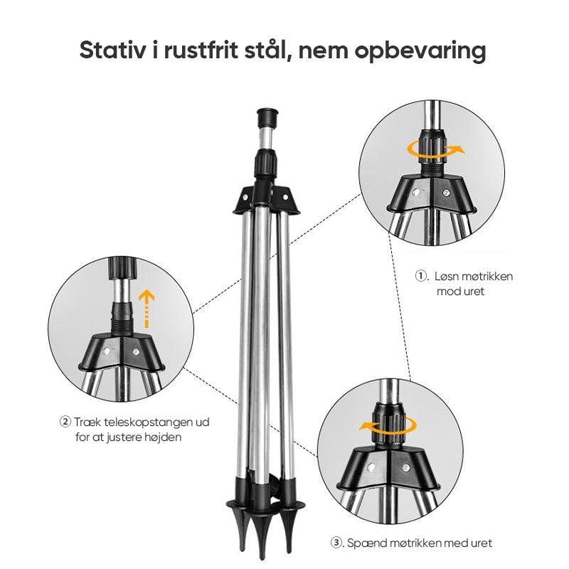 Roterende sprinklerstativ