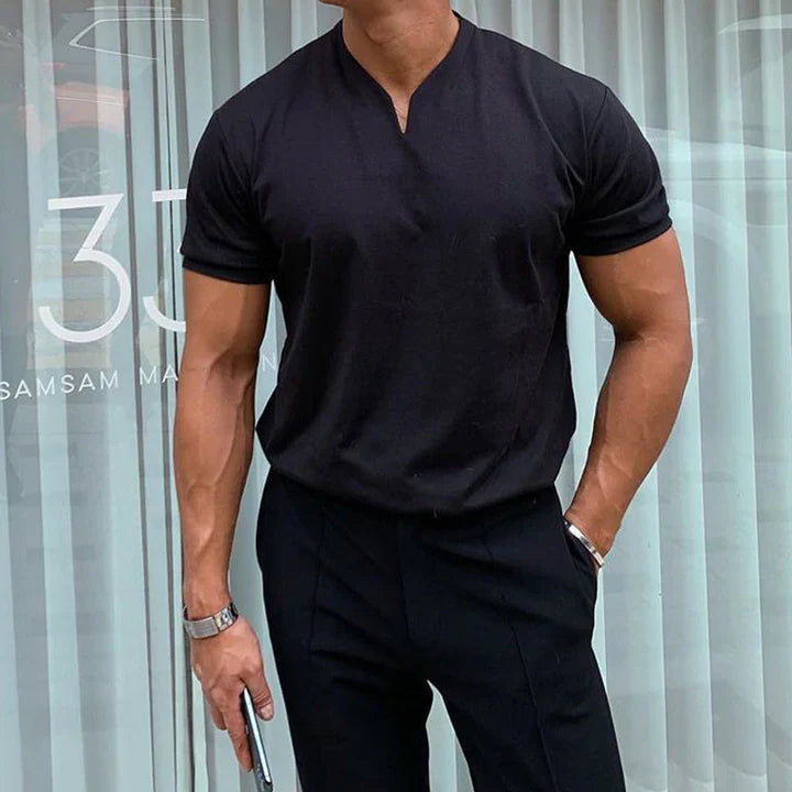 Kortærmet fitness T-shirt med korte ærmer