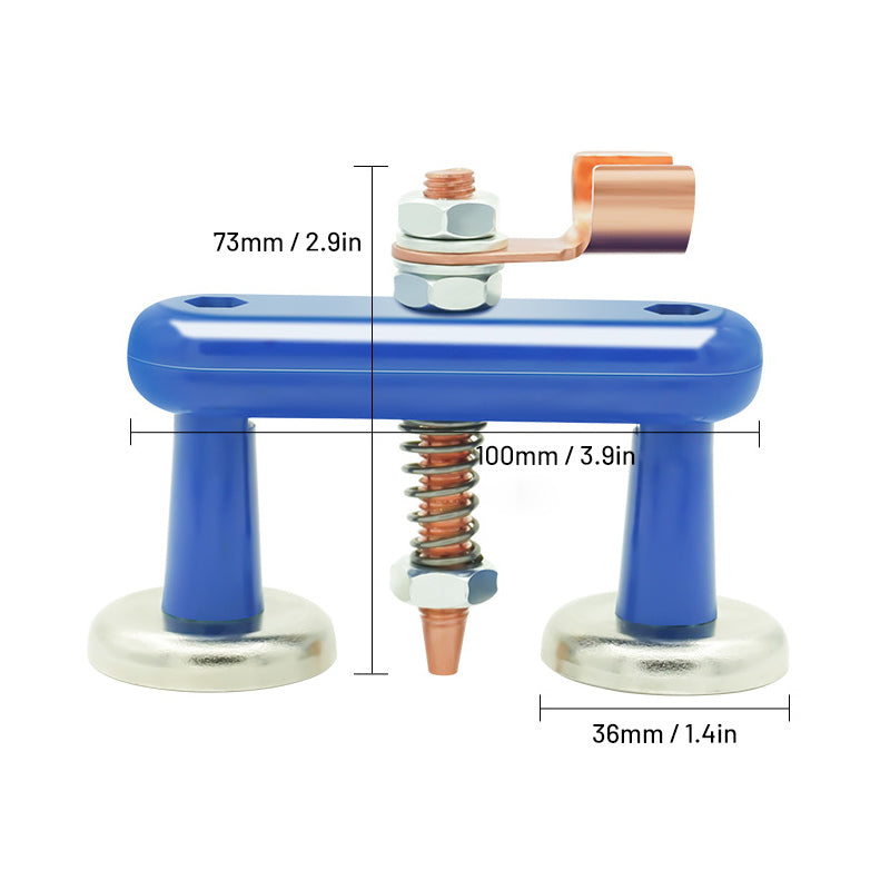 Magnetisk svejsestøtteklemme