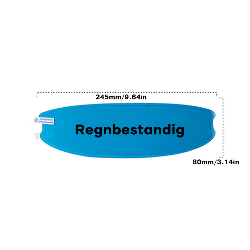 Anti-dug og regntæt visirbelægning