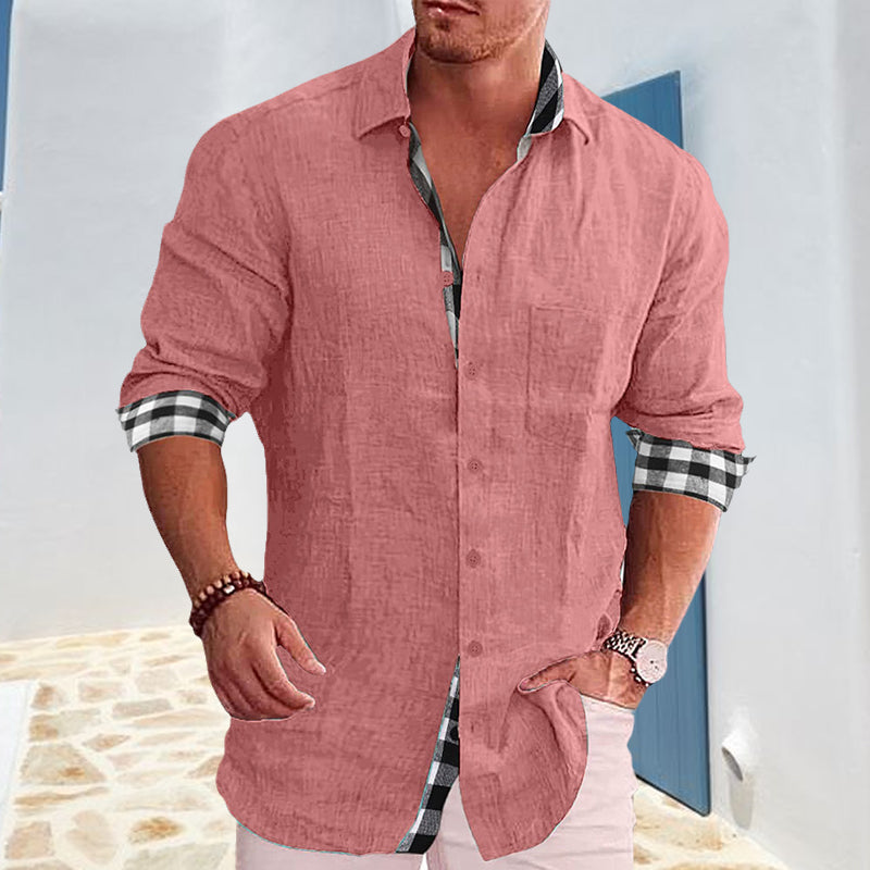 Afslappet Button-up Skjorte (Herre)