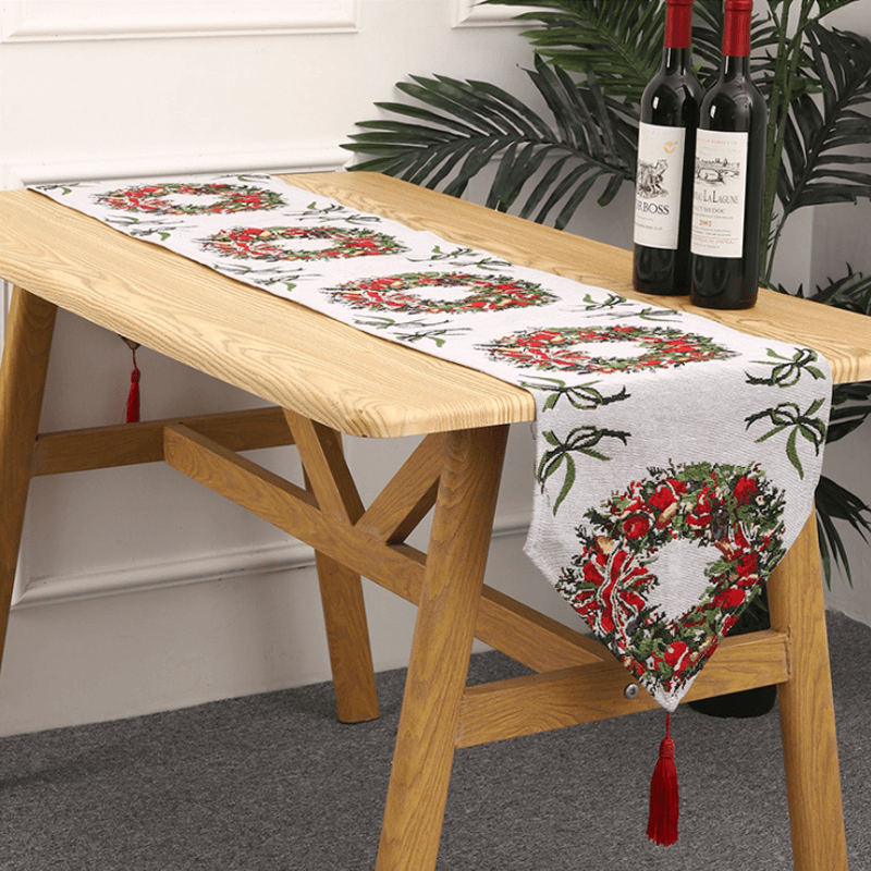 Håndlavet juledug dekoration