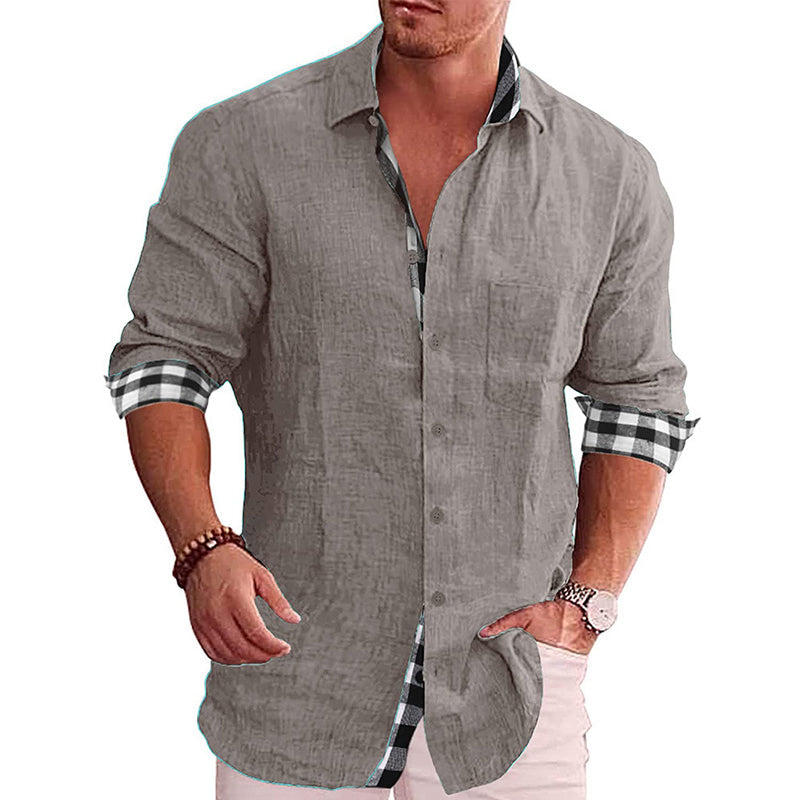 Afslappet Button-up Skjorte (Herre)
