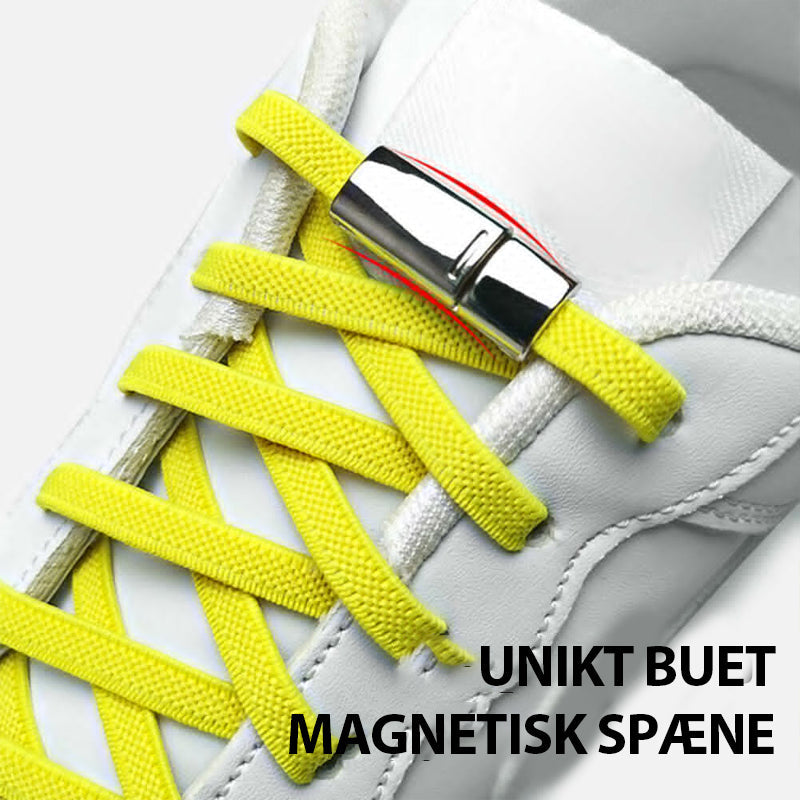 Magnetiske metal snørebåndsspænder