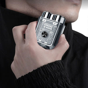 Gennemsigtig dobbelthovedet minishaver