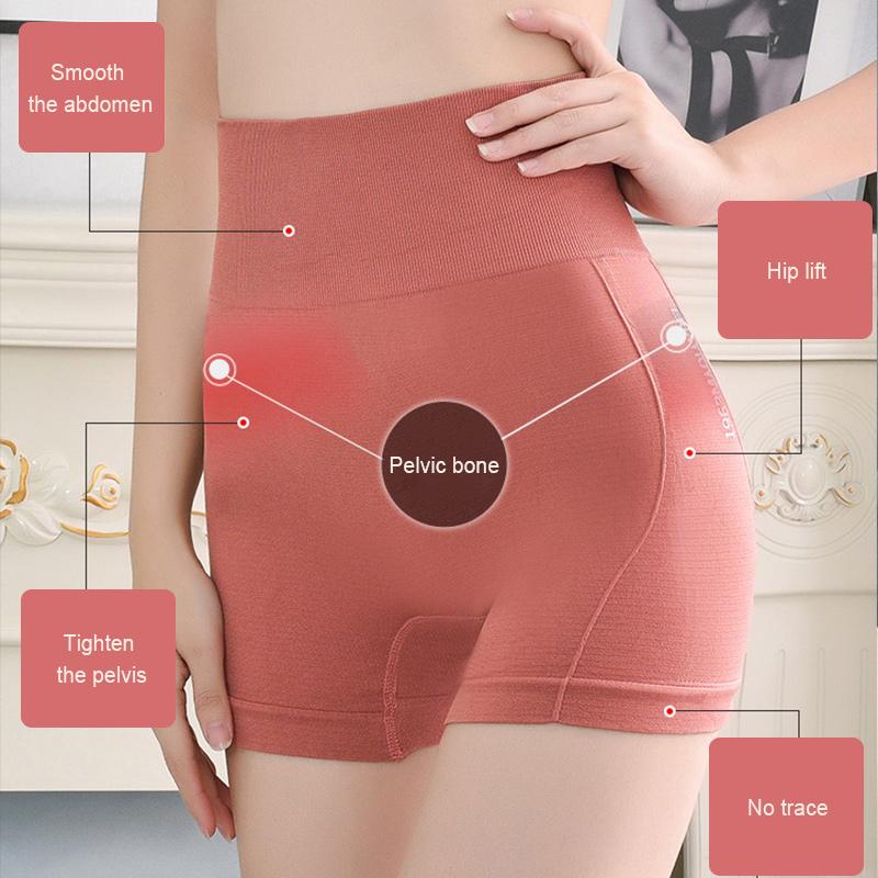 Højtaljede sømløse hoftelift slanke shorts
