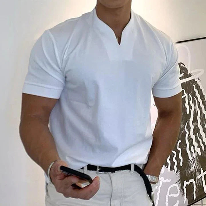 Kortærmet fitness T-shirt med korte ærmer