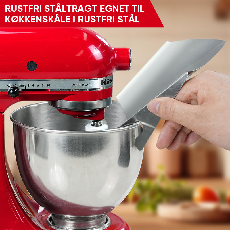 Hældeskærm i rustfrit stål