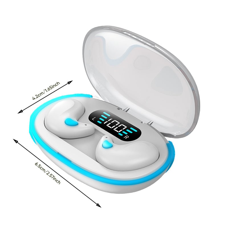 Knogleledende Bluetooth-øretelefoner til søvn